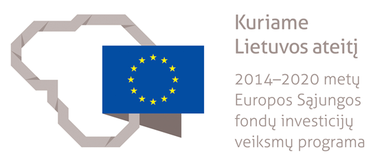 Kuriame Lietuvos ateitį. 2014–2020 metų Europos Sąjungos fondų investicijų veiksmų programa.